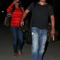 Vanessa Minnillo and Nick Lachey at LAX airport in Los Angeles, Ca - June 7