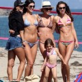 Alessandra Ambrosio Rocks The Beach With Her Model Daughter 0724