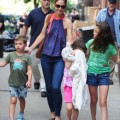 Katie Holmes And Suri Cruise Visit Alice's Tea Cup In NYC 0706