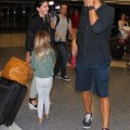 Courteney Cox and Coco Arquette arriving at LAX airport in Los Angeles, CA - June 30