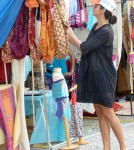 Camila Alves Shops At The Hippie Market