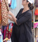 Camila Alves Shops At The Hippie Market