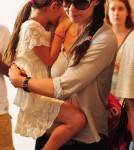 Katie Holmes And Suri Visit The MOMA