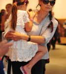 Katie Holmes And Suri Visit The MOMA