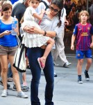 Katie Holmes And Suri Visit The MOMA