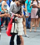 Katie Holmes And Suri Visit The MOMA