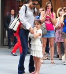 Katie Holmes And Suri Visit The MOMA