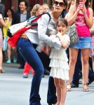 Katie Holmes And Suri Visit The MOMA