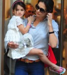 Katie Holmes Is Thrilled Suri Is Back As They Head To A Day at MOMA (Photos)
