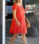 Exclusive... Pregnant Reese Witherspoon Leaving A Medical Building