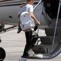 Justin Bieber Takes Flight With His Family