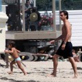 Scott Disick And Mason Disick Show Off Their Tans On The Beach In Miami 0805