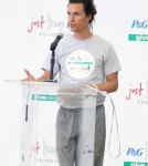 Matthew McConaughey During The P&G GIVE Education Campaign