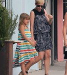Michelle Williams Takes Matilda Ledger Shopping For Eye Glasses