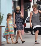 Michelle Williams Takes Matilda Ledger Shopping For Eye Glasses