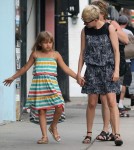 Michelle Williams Takes Matilda Ledger Shopping For Eye Glasses