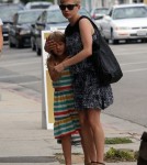 Michelle Williams Takes Matilda Ledger Shopping For Eye Glasses