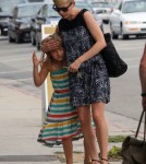 Michelle Williams Takes Matilda Ledger Shopping For Eye Glasses