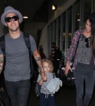 Peter Wentz and Son Bronx Wentz At LAX (Photos)
