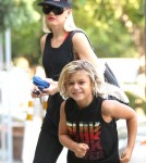 Singer turned designer Gwen Stefani and her son Kingston were out and about in Sherman Oaks, California on August 30, 2012.
