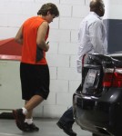 Michael Jackson's kids Paris, Prince and Blanket arriving with their bodyguards at their lawyers office in West Hollywood, California on August 13, 2012. The kids are in the middle of an ugly custody battle with the Jackson family.