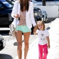 Alessandra Ambrosio and her daughter Anja were all smiles while they stopped by PetCo in Los Angeles, CA on September 24th, 2012.