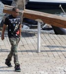 Beyonce, Jay-Z And Blue Ivy Leaving St. Barth