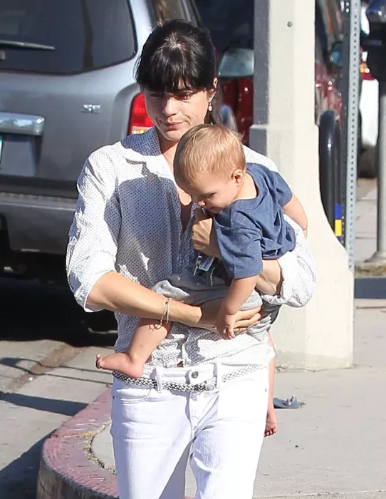 Selma Blair and her son Arthur spotted out with a friend in Studio City, California on September 17, 2012. Selma Blair and her son Arthur spotted out with a friend in Studio City, California on September 17, 2012.