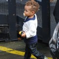 Alicia Keys and her son Egypt leave the ITV studios in London, England on September 26, 2012.