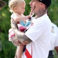 Pink and husband Carey Hart spotted out with their daughter Willow in New York City, New York on September 17, 2012.
