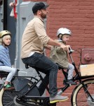 Liev Schreiber Takes His Boys For A Bike Ride