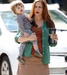 Alicia Silverstone takes her son Bear Blu Jarecki to Central Park in New York City, NY on September 19th, 2012.