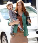 Alicia Silverstone takes her son Bear Blu Jarecki to Central Park in New York City, NY on September 19th, 2012.