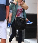 Naomi Watts and sons Alexander and Samuel spotted out and about in New York City, New York on September 11, 2012.