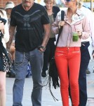 Johnny Hallyday, wife Laeticia and children Joy and Jude in Los Angeles