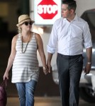 Reese Witherspoon And Husband Jim Toth Leaving Hospital After Check-up