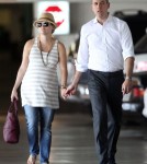 Reese Witherspoon And Husband Jim Toth Leaving Hospital After Check-up