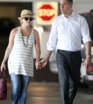 Reese Witherspoon And Husband Jim Toth Leaving Hospital After Check-up