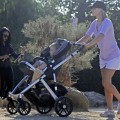 Ali Larter and her son Theodore out for a walk at Runyon Canyon in Hollywood, California on September 19, 2012.