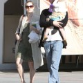 Amy Adams and her fiance, Darren Le Gallo, took their daughter Aviana Le Gallo on a shopping trip to Pavilions market in Beverly Hills, California on September 29, 2012.