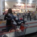 car seat shopping cart