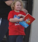 Reality TV star Alana Thompson aka 'Honey Boo Boo' signs up for another pageant in Dublin, GA with her mother June "Mama" Shannon, and their bodyguard on September 8th, 2012. Reality TV star Alana Thompson aka 'Honey Boo Boo' signs up for another pageant in Dublin, GA with her mother June "Mama" Shannon, and their bodyguard on September 8th, 2012.