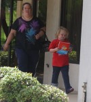 Reality TV star Alana Thompson aka 'Honey Boo Boo' signs up for another pageant in Dublin, GA with her mother June "Mama" Shannon, and their bodyguard on September 8th, 2012. Reality TV star Alana Thompson aka 'Honey Boo Boo' signs up for another pageant in Dublin, GA with her mother June "Mama" Shannon, and their bodyguard on September 8th, 2012.