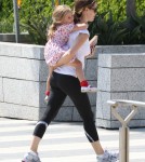 'The Odd Life Of Timothy Green' actress Jennifer Garner takes her daughter Seraphina to the police station in Santa Monica, California on September 10, 2012.
