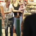 Actress Kimberly Stewart was seen making a trip to Whole Foods with her daughter, Delilah Stewart, in Los Angeles, California on August 31, 2012.
