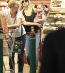 Actress Kimberly Stewart was seen making a trip to Whole Foods with her daughter, Delilah Stewart, in Los Angeles, California on August 31, 2012.
