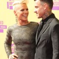 Pink & Carey Hart at the 2012 MTV Video Music Awards at Staples Center on September 6, 2012 in Los Angeles, California.