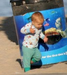 Selma Blair and son Arthur Bleick enjoyed a walk and beach in Santa Monica, CA on September 1st, 2012.