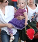 Amy Adams And Family Out For Lunch In West Hollywood
