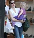 Amy Adams And Family Out For Lunch In West Hollywood